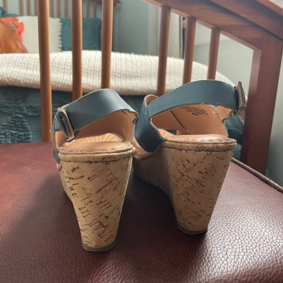 Born Cork Wedge Sandals - Picture 4 of 5